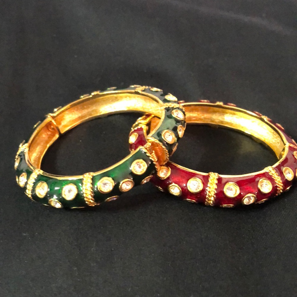 Susan Lucci crystal bracelets.